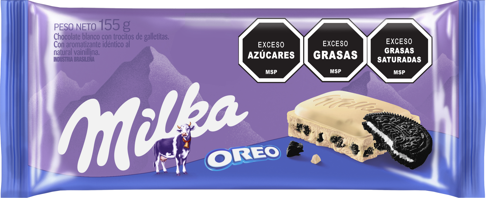 Milka Blanco Oreo 155g - Nerilan Uruguay